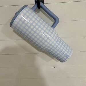 40oz HydroJug Light Blue Checkered Water Bottle